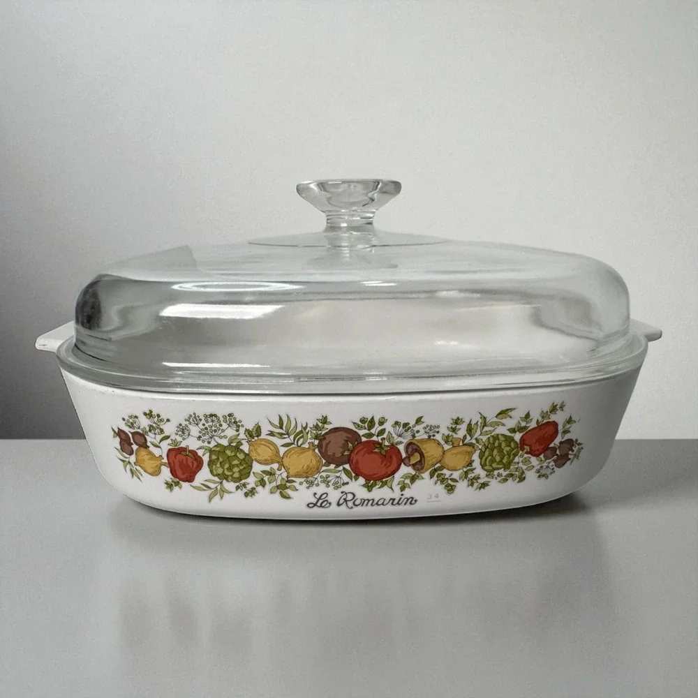 Corning Ware Le Romarin Casserole Dish 10-10-2 WithLid In Great Condition A-10-B